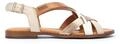 Pikolinos Flache Sandalen in Leder ALGAR f&uuml;r Frauen Farbe MARFIL