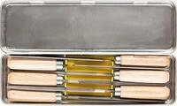 PFERD TOOLS Schl&uuml;sselfeilen-Set 265 K in Metallbox, 6 Feilen, 100mm, mit Holzheften,