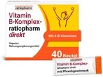 Vitamin B-Komplex-ratiopharm direkt: Alle 8 B-Vitamine auch für Vegetarier.