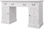vidaXL Schreibtisch Computertisch Arbeitstisch Sekret&auml;r Wei&szlig; 140 x 48 x 80 cm
