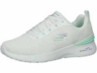 Skechers Damen Skech-AIR Dynamight Luminosity Sneaker, White Mesh/Mint Trim, 37.5 EU