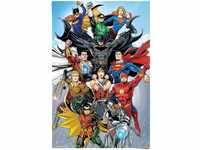 REINDERS Poster DC Comics Helden Superman Wonderwoman Flash Batman - Papier 61...