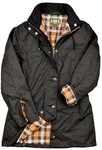 Romneys Damen-Wachsjacke New Ashdown - Robuste Wind- und wasserdichte, tailliert