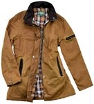 Romneys Damen-Wachsjacke New Ashdown - Robuste Wind- und wasserdichte, tailliert