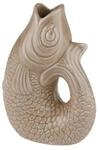 Gift Company - Monsieur Carafon - Vase/Blumenvase - Steingut - Sand - XS - 8,5 x 5,5