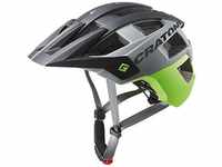 Cratoni Unisex – Erwachsene AllSet Helm, schwarz/grün, S/M | 54-58cm
