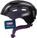 ABUS Bambino, Fahrradhelm, Schwarz/Lila (BLack Violet), M (52-57 cm)