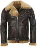 Hollert Herren Bomberjacke B16 Rocky Sylvester Style Winterjacke 100% Merino