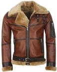 Hollert Herren Bomberjacke B16 Rocky Sylvester Style Winterjacke 100% Merino