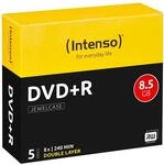 Intenso DVD+R Double Layer Rohlinge, 8,5GB, 8x Speed, 5er Jewel Case