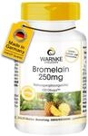 Bromelain Kapseln - 250mg Bromelain pro Kapsel - 100 Kapseln - schluckfreundlich -
