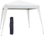 Outsunny Faltpavillon 2,4x2,4m Pavillon Faltzelt mit UV-Schutz, Partyzelt inkl.