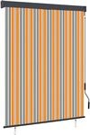 vidaXL Au&szlig;enrollo 140x250 cm Gelb und Blau