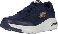 Skechers Herren Arch Fit Trainers, Navy Textile/Synthetic/Trim, 41 EU