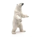 Papo Stehender-Eisb&auml;r-Figur Spielzeug, Wildtiere-Kollektion, ab 3 Jahren | Lernspiel