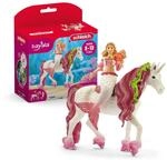 SCHLEICH BAYALA | Meerjungfrau Feya auf Unterwassereinhorn 70593 | mit Minikrabbe 
