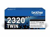 Brother TN-2320TWIN Bundle mit 2 Tonern,schwarz,ca. 6000 Seiten; für