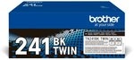 Brother Original TN241BKTWIN Bundle mit 2 Tonern, schwarz, f&uuml;r bis zu ca. 5000