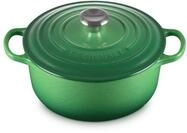 Le Creuset Signature Gusseisen-Br&auml;ter mit Deckel, &Oslash; 20 cm, Rund, F&uuml;r alle