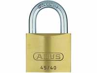 ABUS Vorhängeschloss 45/40 aus Messing - inkl. 5 Schlüssel - mit