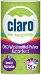 claro Kunterbunt Waschpulver Waschmittel-Pulver f&uuml;r bunte W&auml;sche - vegan &