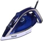 Tefal Ultimate Pure FV6812E0 iron Steam iron 2800 W Blue Silver