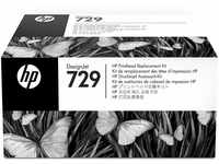 HP F9J81A Tintenpatrone, 729 Printhead Original,Farblos, black