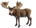SCHLEICH 14781 Elch Bulle, f&uuml;r Kinder ab 3+ Jahren, WILD Life - Spielfigur