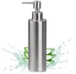 Seifenspender aus Edelstahl Silber Matt &ndash; Gro&szlig;es Fassungsverm&ouml;gen von 350 ml f&uuml;r