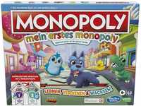 Hasbro Mein erstes Monopoly, Brettspiel für Kinder ab 4 Jahren, doppelseitiger