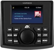 ESX VMR303 - Marine Media Receiver mit 7,5 cm (3") Farbdisplay und DAB+ | 3 Zonen