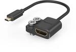 SMALLRIG 4K Kabeladapter 4K@60Hz, Stecker Micro Typ D auf Buchse Typ A Konverter,
