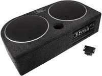 Hifonics VRX82A | Aktiver Reserverad Subwoofer mit Passiv Membran und Class-D Amp