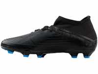 adidas Unisex Predator Edge.3 FG Soccer Shoe, Core Black/Cloud White/Vivid Red, 48 EU