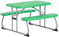 LIFETIME Campingtisch & Picknicktisch f&uuml;r Kinder | 83x90x53 cm Gr&uuml;n | Kunststoff