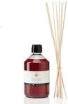 Raumduft Nachf&uuml;ll-Set &bdquo;Sandelholz 500ml inkl. 10 Rattan-St&auml;bchen - Duft&ouml;l...