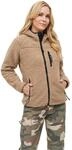 Brandit Women Teddyfleece Jacket Hooded, Farbe: camel, Gr&ouml;&szlig;e: 5XL