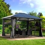 BRAST&reg; Alu Pavillon Summerdream | viele Modelle & Farben | Gr&ouml;&szlig;en 3x3m 3x4m 