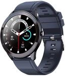 LEOTEC Smartwatch, 3,28 cm (1,28 Zoll), Multisport, Wave Blau, rundes Display