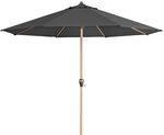 Doppler Kurbelschirm 'Alu-Wood Ultra', &Oslash; 350 cm