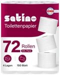 72 Rollen Toilettenpapier 4lagig &ndash; super soft dank 100% Zellstoff - Made in...