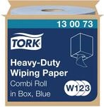 Tork Hochleistungs-Kombirollen-Reinigungspapier 2-lagig blau W1/W2/W3, 1 x 170 m