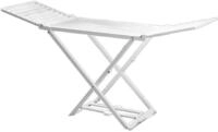 Faltbare W&auml;scheleine, Made in Italy, 194 x 58 x 108 cm, Wei&szlig;e Farbe