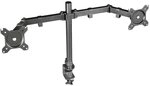 Trust Gaming GXT 1120 Mara Monitor Stand 2 Monitore, Verstellbarer Dual Monitor