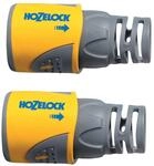 HOZELOCK - 2 Schlauchkupplungen Plus &Oslash; 12,5mm - 15mm (1/2"- 5/8") Soft Touch: