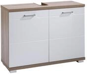 byLIVING Waschbeckenunterschrank Nebraska/Sonoma Eiche-Optik hell-braun / 2 T&uuml;ren