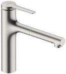 hansgrohe K&uuml;chenarmatur Zesis M33, Wasserhahn K&uuml;che mit Auslauf H&ouml;he 160 mm, 150&deg;