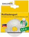 Schellenberg 44503 Rolladengurt 14 mm x 4,5 m System MINI, Rollladengurt,...