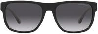 Emporio Armani Sonnenbrille f&uuml;r Herren, Schwarz/Grau (Grey Shaded), 56