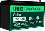 Green Cell AGM 12V 8Ah VRLA Bleiakku f&uuml;r Kassen, Waagen und Kinderspielzeug | F&uuml;r
